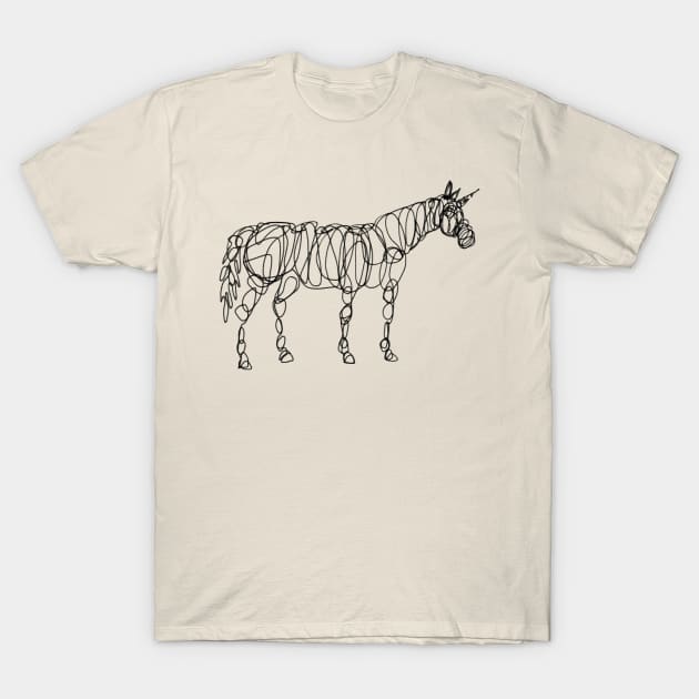 Scribbled Unicorn T-Shirt by Thatssounicorny